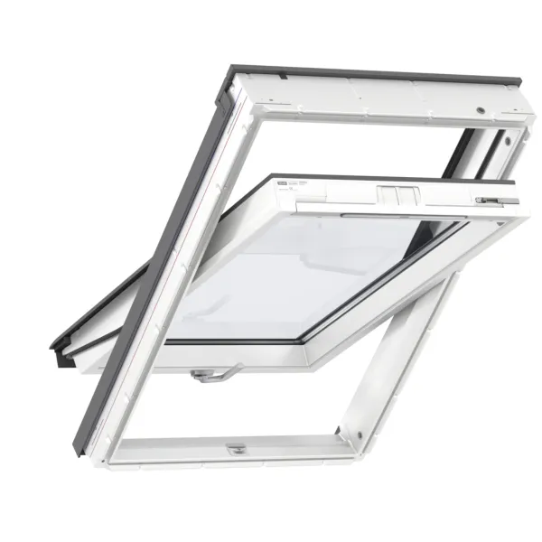 VELUX STANDARD PLUS KROVNI PROZOR, BIJELI POLIURETAN, DONJA RUČKA, STAKLO 51 