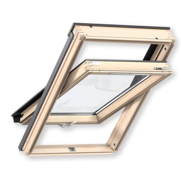 VELUX STANDARD KROVNI PROZOR,BEZBOJNI LAK, DONJA RUČKA, STAKLO 51 