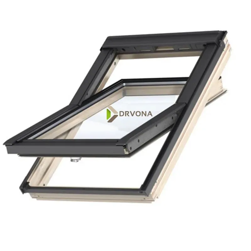 VELUX STANDARD KROVNI PROZOR,BEZBOJNI LAK, GORNJA RUČKA, STAKLO 51 