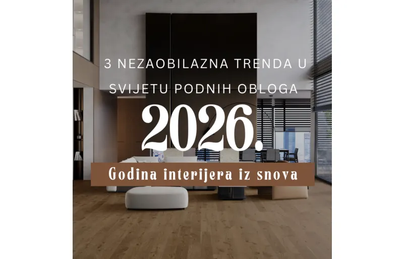 Najnoviji trendovi podnih obloga za 2026. godinu