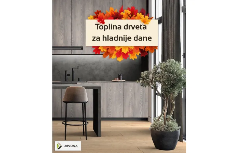 PRIRODNI MATERIJALI I TOPLINA DEKORA DRVA DOMINIRAJU U INTERIJERIMA u 2025.g.