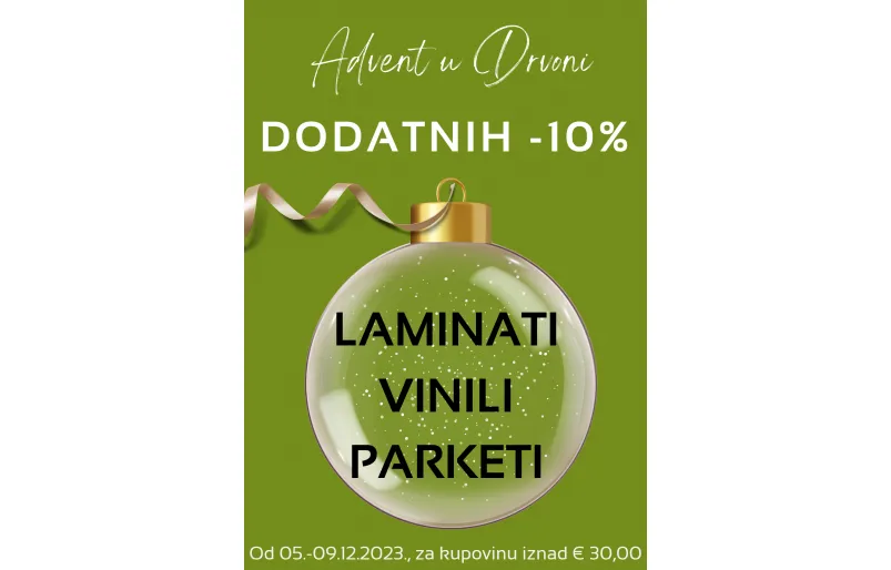 ADVENTSKI POPUSTI U POSLOVNICAMA DRVONE