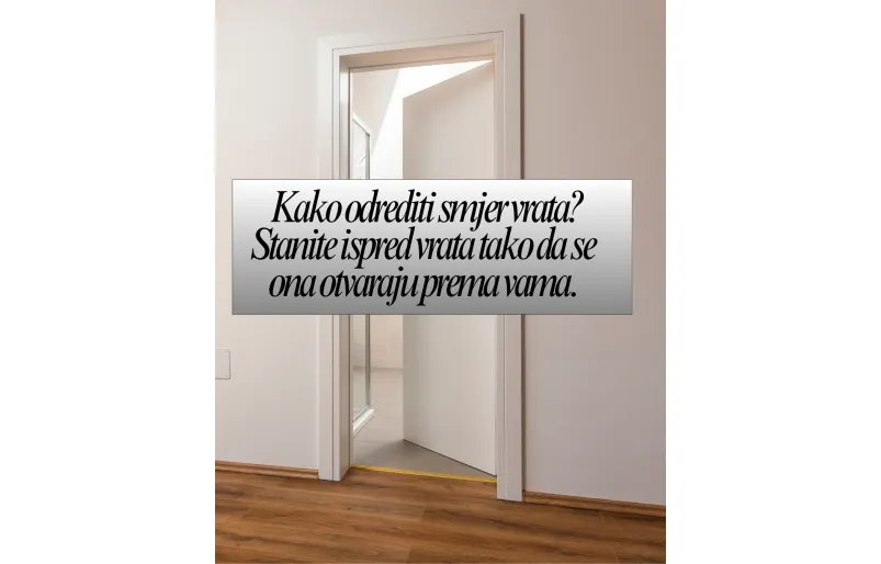 Kako odrediti smjer otvaranja vrata?