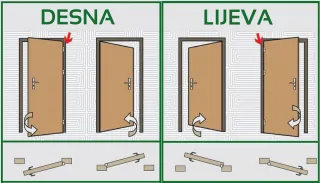 VRATA CPL NADSVJETLO I STAKLO UNUTARNJA