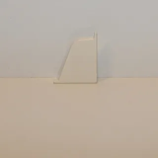 PVC ZAVRŠETAK DESNI x ZA LETVICU ZA RADNU PLOČU BIJELI