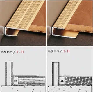 ALU PROFIL FIT-FIX 3 270/SREBRNI ZAVRŠNI 9-11mm