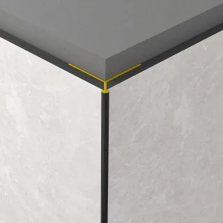 VANJSKI PROFIL A KUT 45 ROCKO BIJELI 2800mm