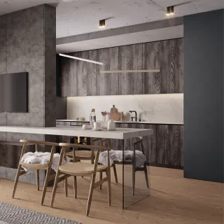 MDF AKRIL 0164 AM ANTRACIT MAT 18,3/2800/1300mm 