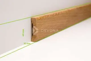 LETVICA HRAST POKROVNA 40mm AB 2,20 m - 3 m