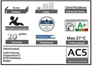 LAMINAT 8mm/Kl.32 LOC 355x PANTIN BEIGE HRAST, RASPOLOŽIVO 26,155m2