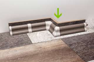 PVC KUT VANJSKI ZA LETVICU P163 HRAST ASPEN