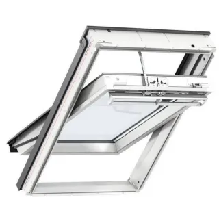 VELUX KROVNI PROZOR, BIJELA BOJA, ELEKTRIČNO NAPAJANJE, STAKLO 68 