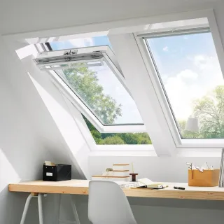 VELUX PREMIUM KROVNI PROZOR, BIJELA BOJA, GORNJA RUČKA, STAKLO 70 