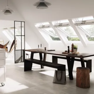 VELUX PREMIUM KROVNI PROZOR, BIJELI POLIURETAN, ELEKTRIČNO NAPAJANJE, STAKLO 68 