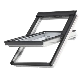 VELUX PREMIUM KROVNI PROZOR, BIJELI POLIURETAN, GORNJA RUČKA, STAKLO 68 