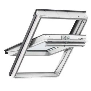 VELUX PREMIUM KROVNI PROZOR, BIJELI POLIURETAN, GORNJA RUČKA, STAKLO 68 