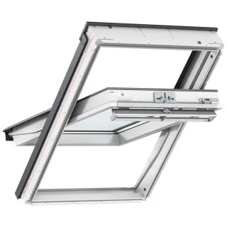 VELUX PREMIUM KROVNI PROZOR, BIJELI POLIURETAN, GORNJA RUČKA, STAKLO 70 