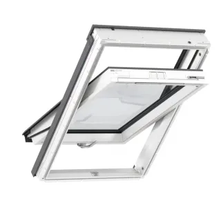 VELUX STANDARD PLUS KROVNI PROZOR, BIJELI POLIURETAN, DONJA RUČKA, STAKLO 61 