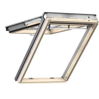 VELUX PREMIUM KROVNI PROZOR, BEZBOJNI LAK,DVOSTRUKI OVJES, DONJA RUČKA, STAKLO 68 