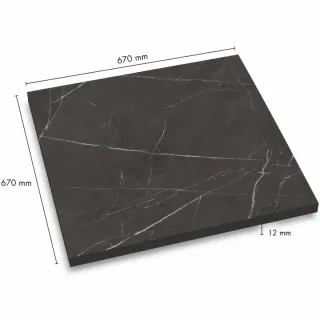 PLOČE ZA STOLOVE HPL COMPACT 670x670mm 