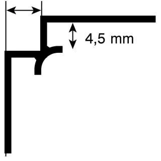 UNUTARNJI PROFIL ROCKO ANTIK 2800mm