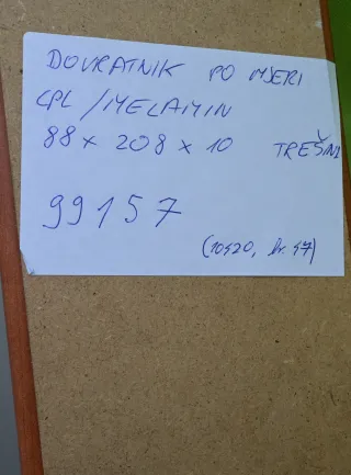 DOVRATNIK PO MJERI VRATA  PO NARUDŽBI UNUTARNJA 0025 ZEN 88x211x15 PROLAZ KOCKASTI 