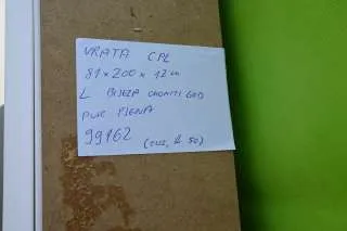 VRATA SA SKRIVENIM PANTIMA I MAGNETSKOM BRAVOM CPL UNUTARNJA Cpl 0011 Bijela, 87x200,5x18,5 cm, D