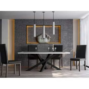POSTOLJE STOLA NEW YORK CRNO RAL 9005 