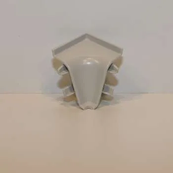 PVC KUT UNUTARNJI x ZA LETVICU ZA RADNU PLOČU SIVI  12523691010/98102 