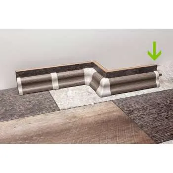 PVC ZAVRŠETAK DESNI ZA LETVICU P71 SONOMA (KLJ) 
