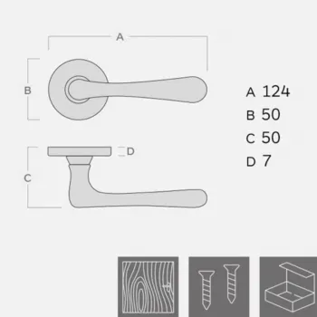 KVAKA STEFANIA MESING ROZETA CILINDAR 29745 
