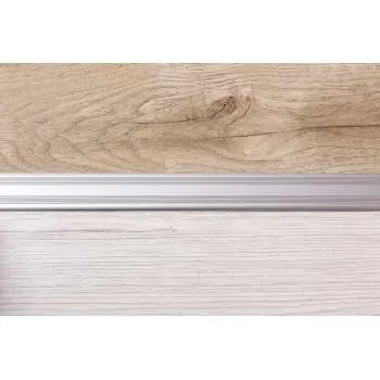 ALU PROFIL SIMPLE-FIX 23 90/SREBRNI SAMOLJEPLJIVI PRIJELAZNI RAVNI 28mm 