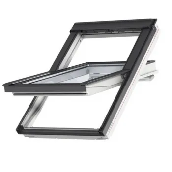 VELUX PREMIUM KROVNI PROZOR, BIJELI POLIURETAN, GORNJA RUČKA, STAKLO 70 