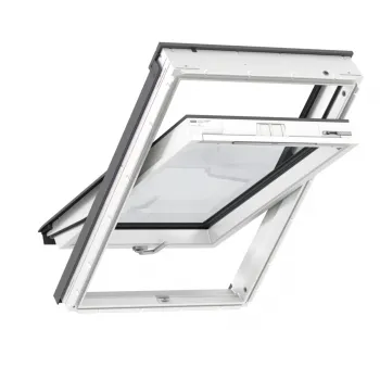VELUX STANDARD PLUS KROVNI PROZOR, BIJELI POLIURETAN, DONJA RUČKA, STAKLO 61 