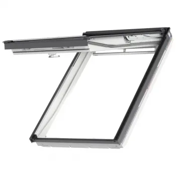 VELUX PREMIUM KROVNI PROZOR, BIJELA BOJA, DVOSTRUKI OVJES, DONJA RUČKA, STAKLO 68 