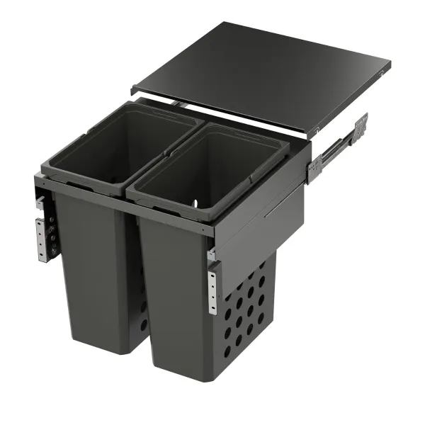 KOŠARA ZA RUBLJE KB600 H550 2X44L LAVA 