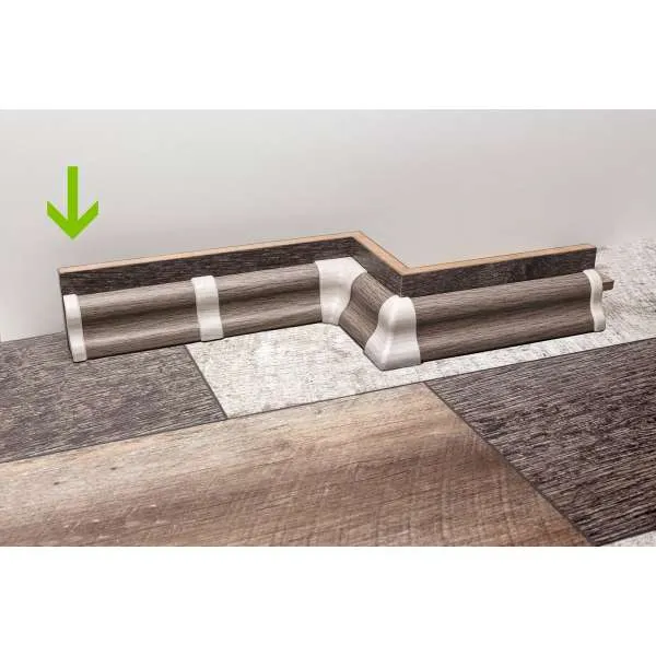 PVC ZAVRŠETAK LIJEVI ZA LETVICU P27 HRAST(DAB-10)