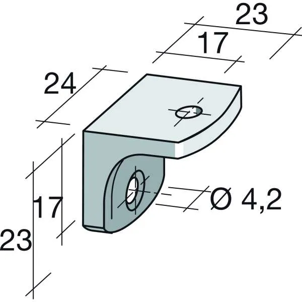 VEZNIK ZA ORMAR x 23X23X24 103330276 BIJELI 