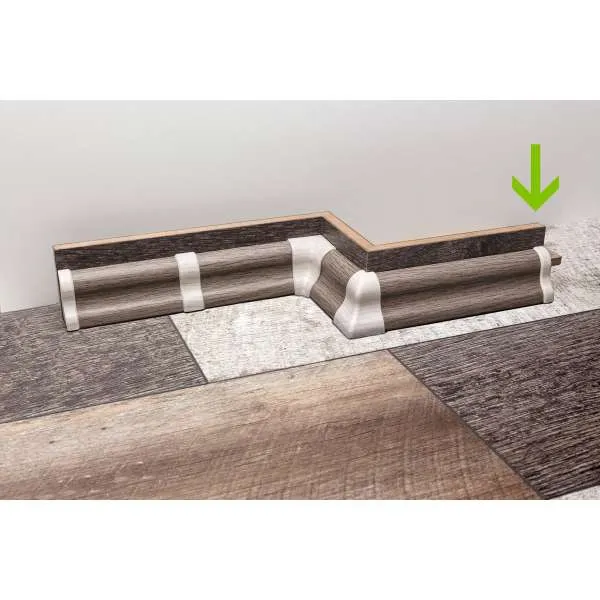 PVC ZAVRŠETAK DESNI ZA LETVICU P71 BIJELI