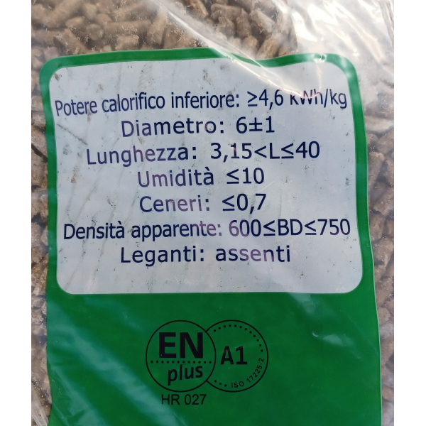 PELETI A1 BUKVA 1170 KG PALETA pak 15 kg (dostupno u Kanfanaru)