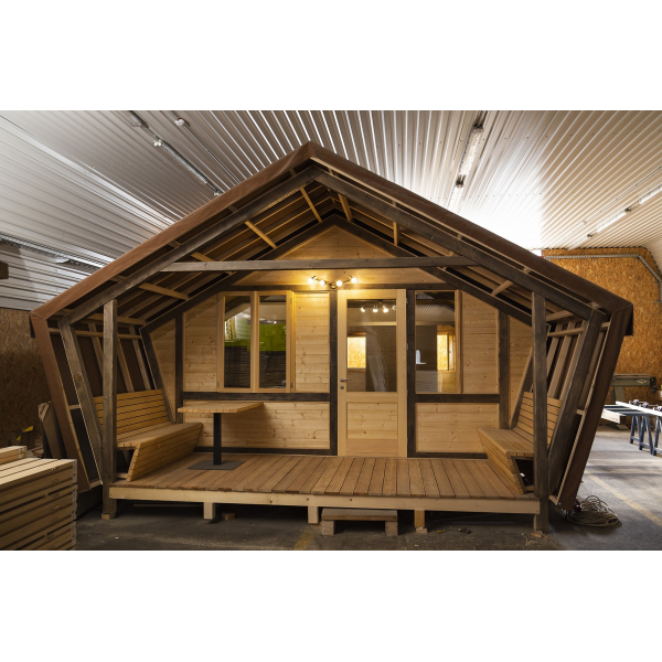 MOBILNI GLAMPING ŠATOR (ODMAH DOSTUPNO) S DRVENOM KONSTRUKCIJOM