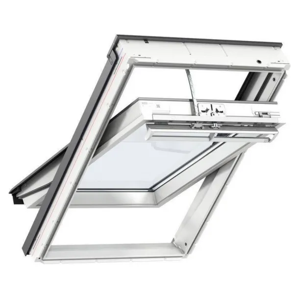 VELUX KROVNI PROZOR, BIJELA BOJA, ELEKTRIČNO NAPAJANJE, STAKLO 68 
