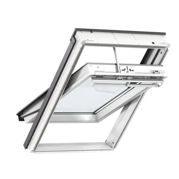 VELUX PREMIUM KROVNI PROZOR, BIJELI POLIURETAN, SOLARNO NAPAJANJE, STAKLO 68 