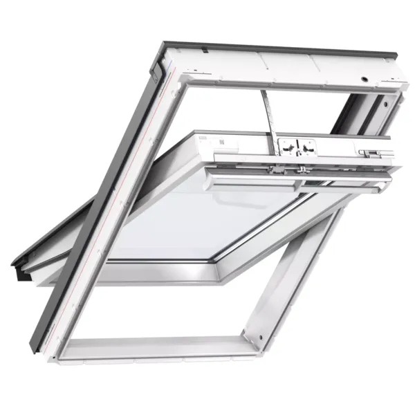 VELUX PREMIUM KROVNI PROZOR, BIJELI POLIURETAN, ELEKTRIČNO NAPAJANJE, STAKLO 70 