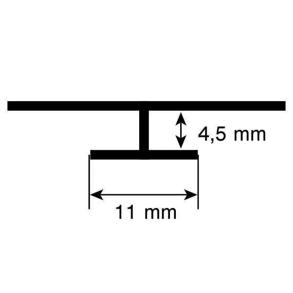 SPOJNI PROFIL T ROCKO ANTIK 2800mm