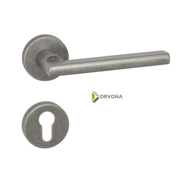 KVAKA ICE INOX RAW GREY ROZETA KLJUČ 22669