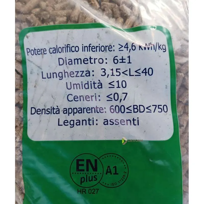 PELETI A1 BUKVA 1170 KG PALETA pak 15 kg (dostupno u Kanfanaru)