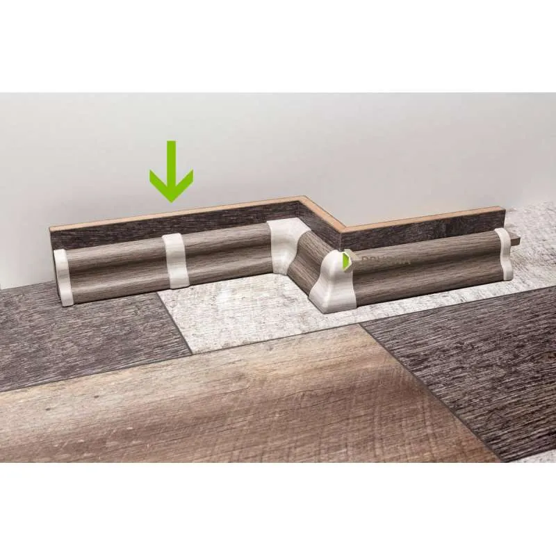 PVC SPOJ ZA LETVICU P163 HRAST ASPEN