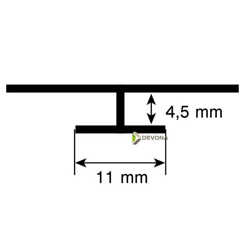 SPOJNI PROFIL T ROCKO ANTIK 2800mm