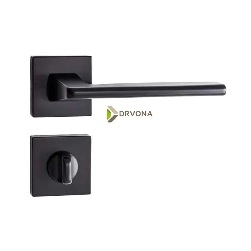 KVAKA ELITE CRNA MAT KVADR.ROZETA WC 20460